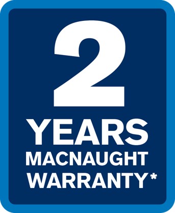 2 years warranty macnaught