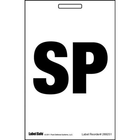 Label - Sample Point - Generic - Plastic Card, - 289251 OilSafe