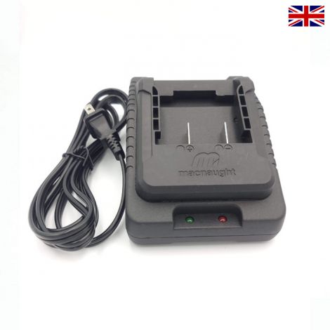 The BOP Battery Charger for 18V rechargeable 2.0Ah battery delivers up to 105L per charge.