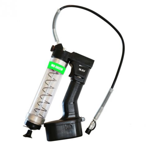 Battery Operated Grease Gun - Clear - Md Green