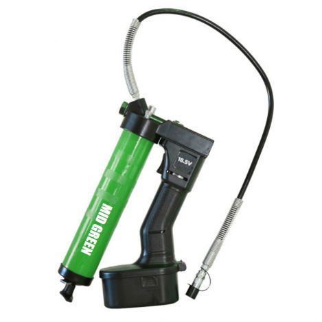 Battery Operated Grease Gun - Steel - Md Green