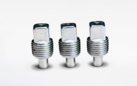Magnetic Plugs for Pod, 3 Pack, 1/8" NPT, Square Head
