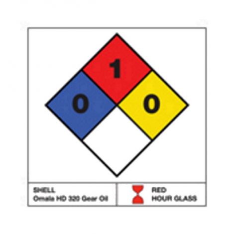 NFPA Label - 3.25" x 3.25" - Water Resistant Paper