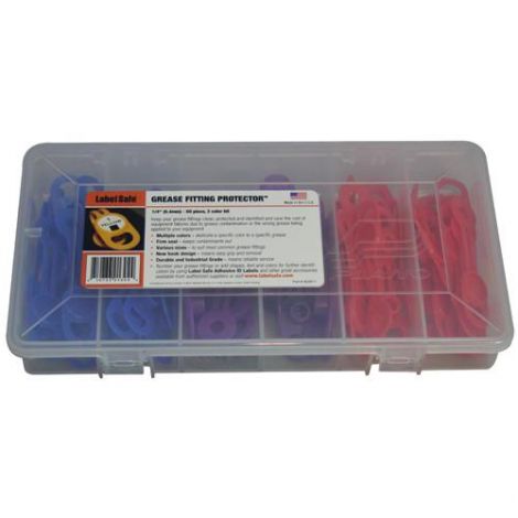 Grease Fitting Protector Kit - 13/32" (10.5mm) 3 Colour-60pcs - OilSafe