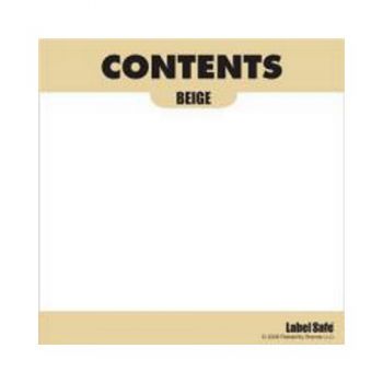 Content label adhesive OilSafe