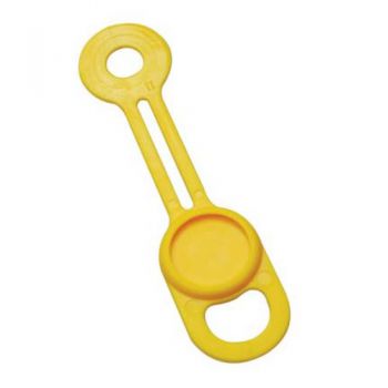 Grease fitting protector - OilSafe - yellow