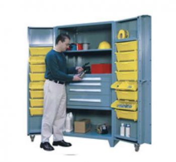 Workshop Storage Cabinet - Large 48"W x 24"D x 72"H - OilSafe
