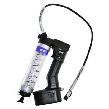 Battery Operated Grease Gun - Clear - Blue
