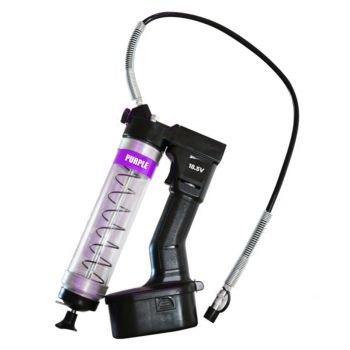 Battery Operated Grease Gun - Clear - Purple