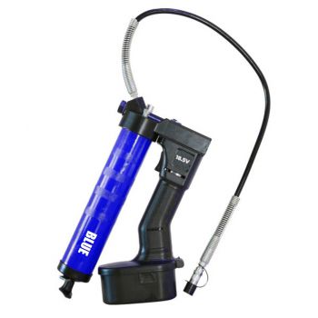 Battery Operated Grease Gun - Steel - Blue