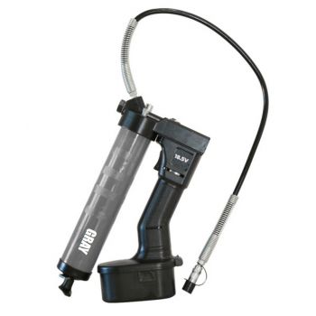 Battery Operated Grease Gun - Steel - Gray